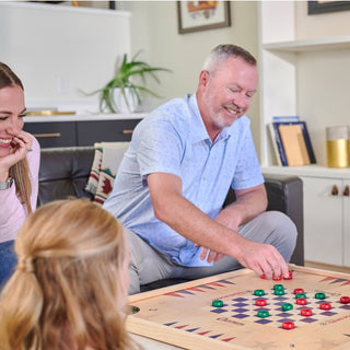 Carrom Board Game - Stars and Stripes - Full Size