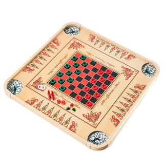 Full size carrom board game.