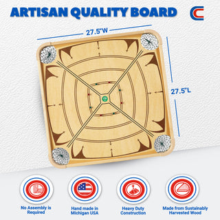 Carrom board specifications and product details.