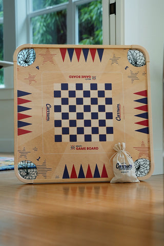 Carrom Board Game - Stars and Stripes - Full Size
