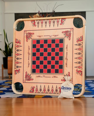 Vintage Wooden Board Games for All Ages | Carrom Vintage Wooden Board Games for All Ages | Carrom