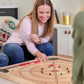 Carrom Board Game - Stars and Stripes - Full Size