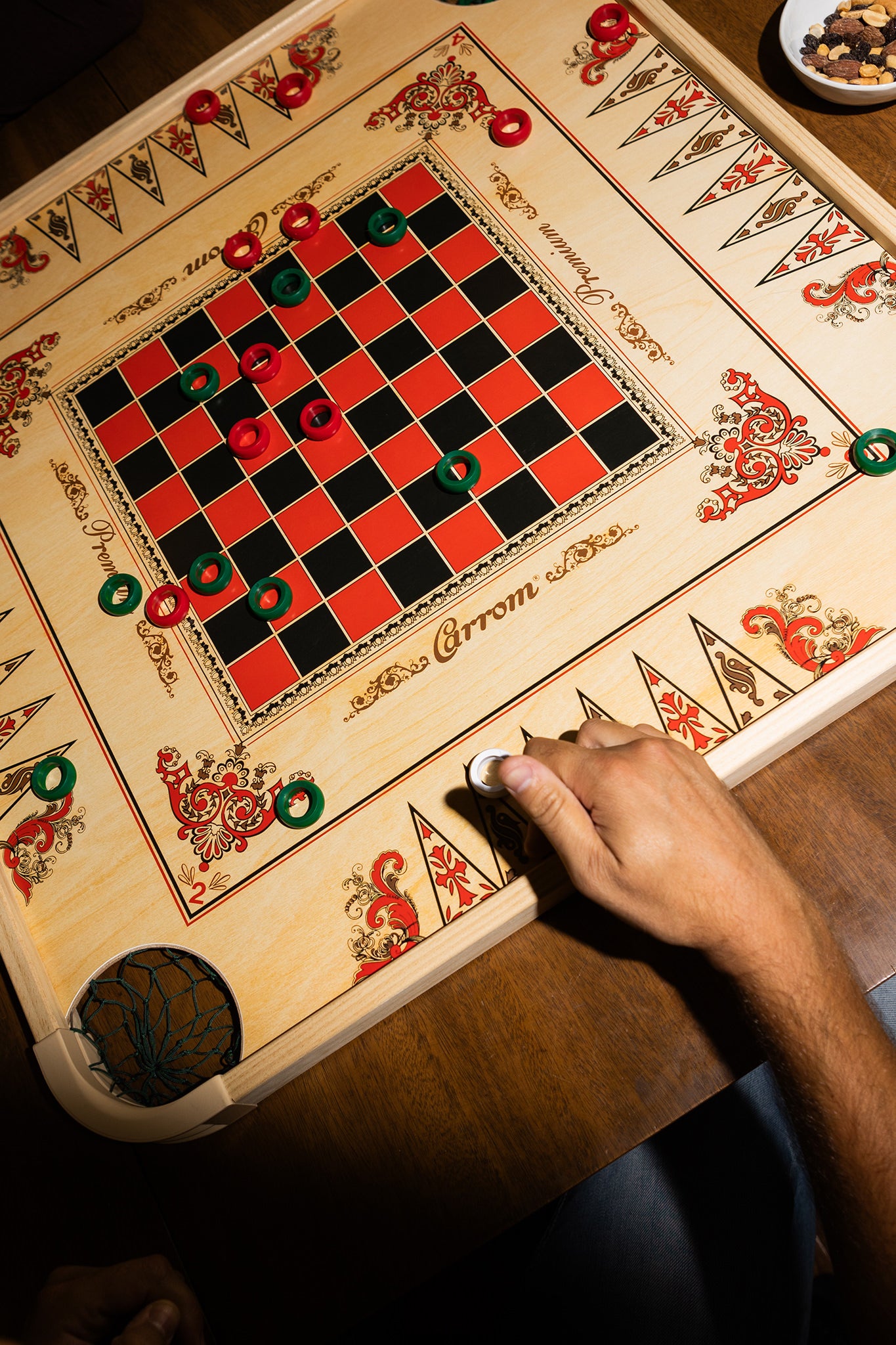 木製Carrom Board キャロンボード Amazon.co.jp: Indian Wooden Wood Carrom Board 65 x 65cm (25