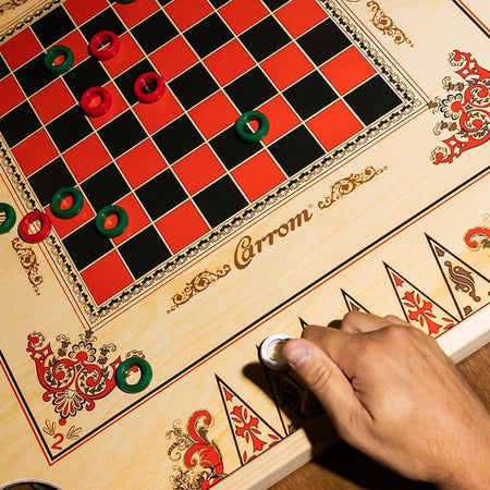 Carrom Rom Carrom Board Game | The Original Multi-Game Board